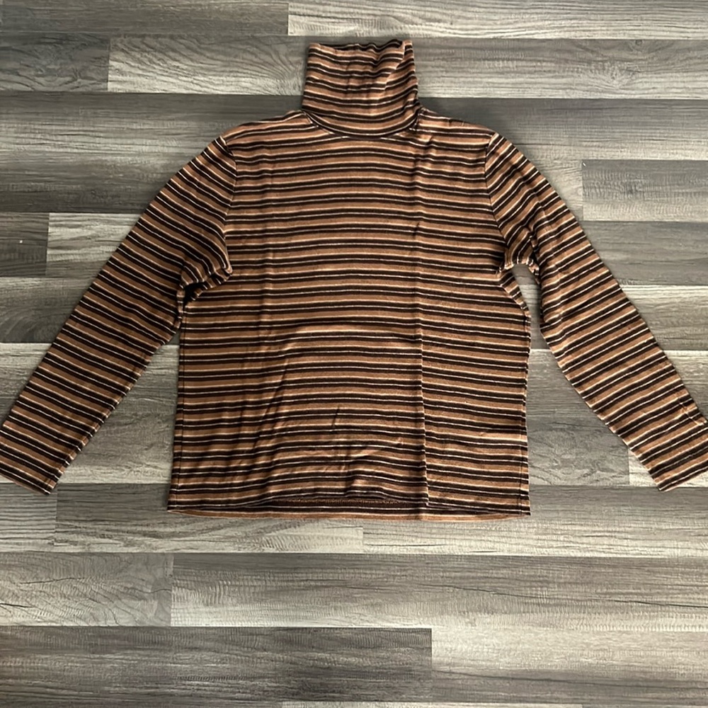 Jones New York Brown Turtle Neck